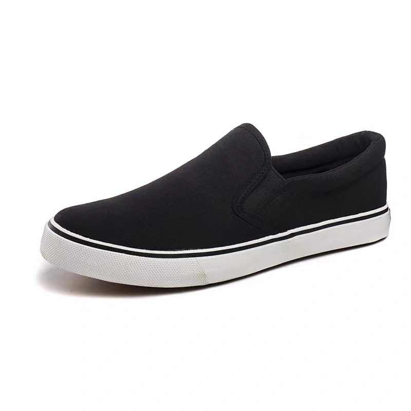 Casual Rubber Sole Women Vulcanized canvas trendy shoes Men walking style slip on