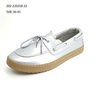 New arrival Trend Design PU leather Women slip on walking Shoes Ladies lazy loafers Causal Shoes