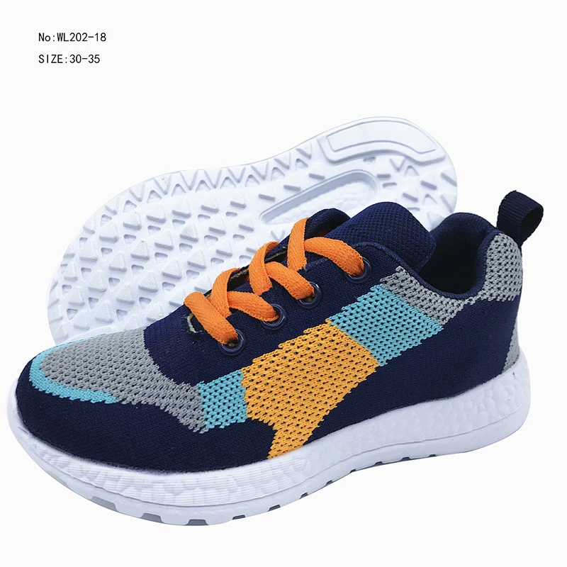 Custom design light Eva Children Sports shoes Walking Shoes Athletic Running Sneakers