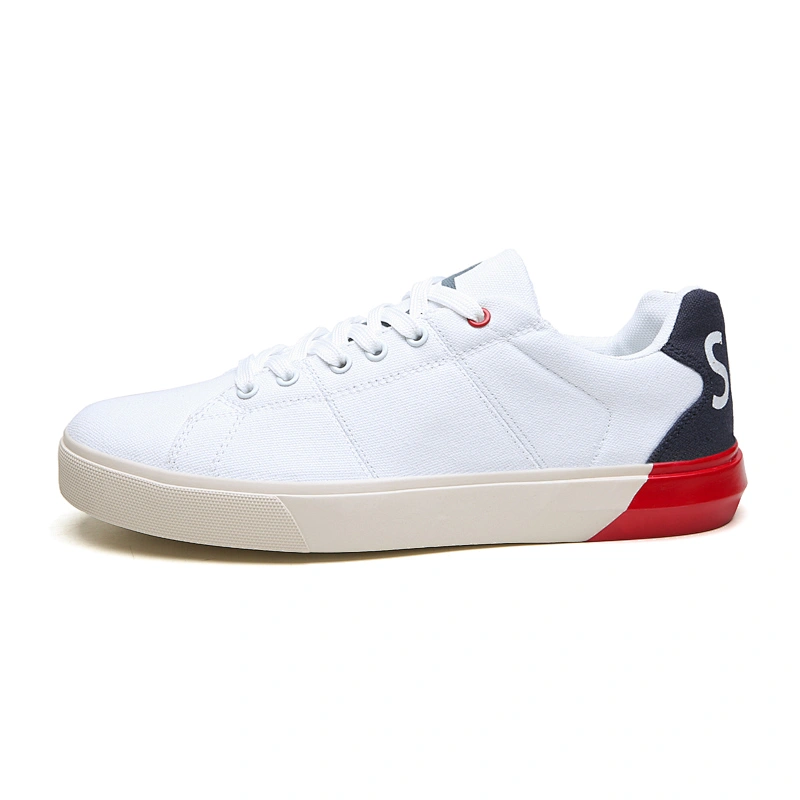 Factory customize Fashion Casual Lightweight Men's Sneakers Breathable Flat Canvas Shoes with low price