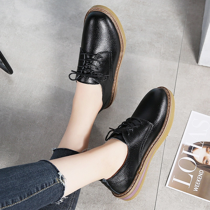 Women Lace up Shoes Casual Flats Oxford