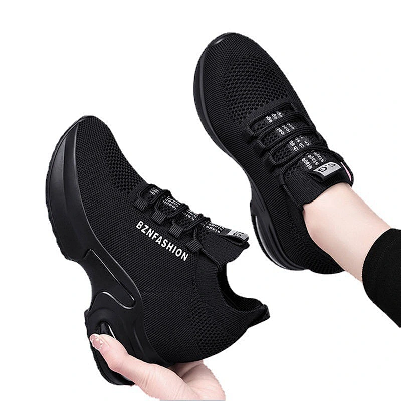 New Height Increasing thick sole women running casual shoes breathable non-slip sneaker dad shoes