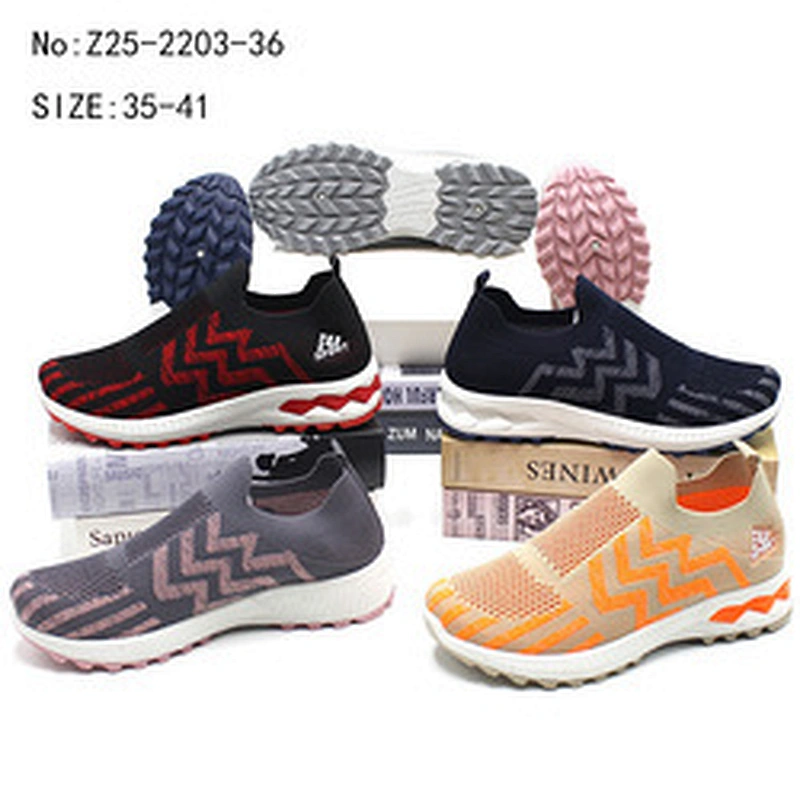 High Quality Fashion slip on women Sneakers Breathable Sports Shoes walking casual shoes