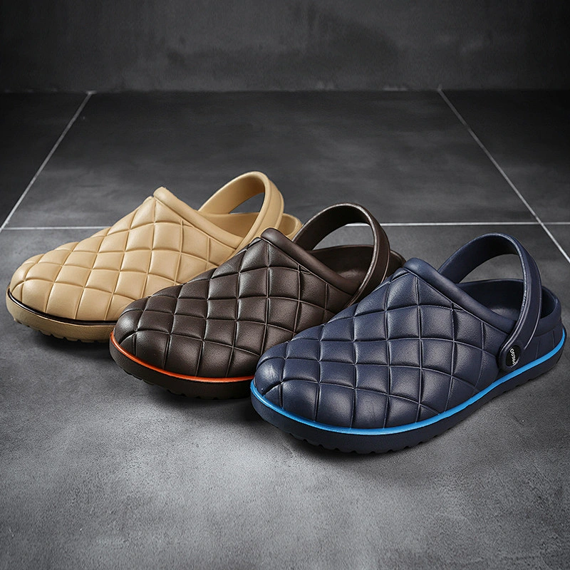 New Summer Couples Waterproof Beach Sandals Topless Slippers EVA Garden Shoes