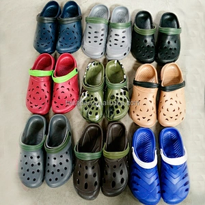 Mix design good quality cheap  EVA women garden stock shoes clog stock shoes