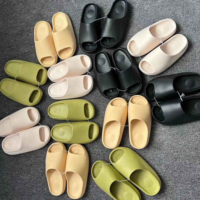 Mix color men beach home slides slippers stock shoes