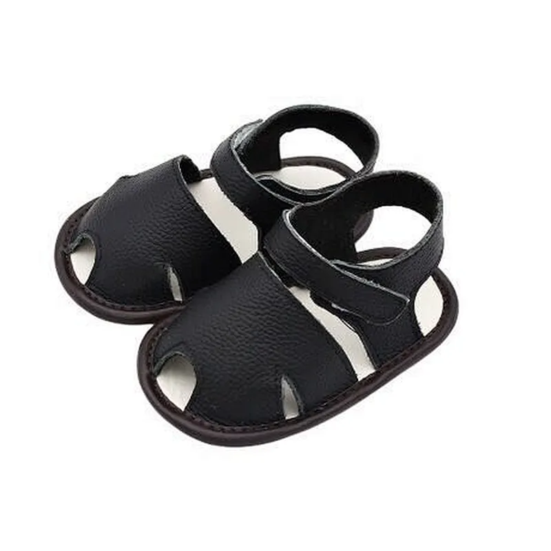 New Style Kids Infant shoes Cow Leather Casual Sandals Baby Prewalker