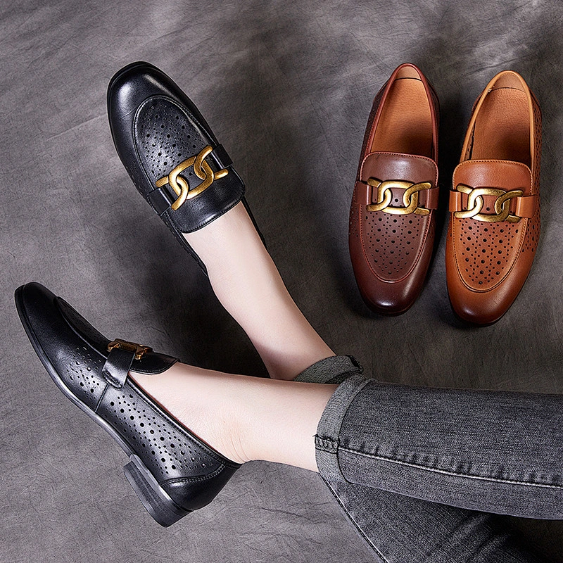 Lady Penny Loafers Slip On Flats Comfort Driving Office Loafer Shoes