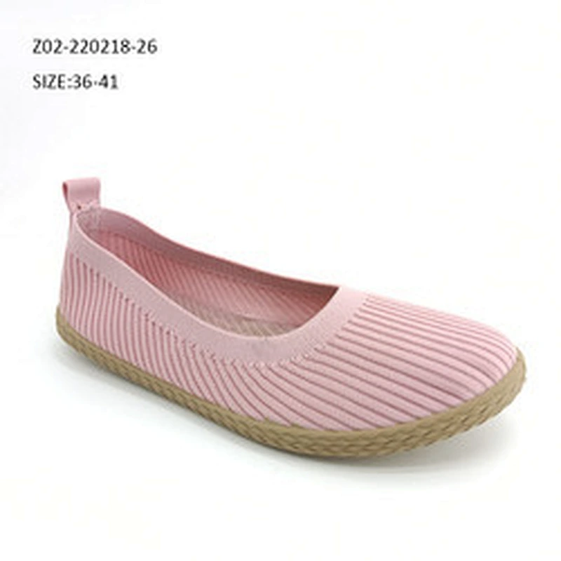 Cheap price injection women classic casual walking shoes ladies loafers flat shoes