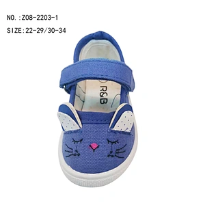 Custom Injection Shoes Kids Flat Mary Jane Canvas Flat Sneakers for Children