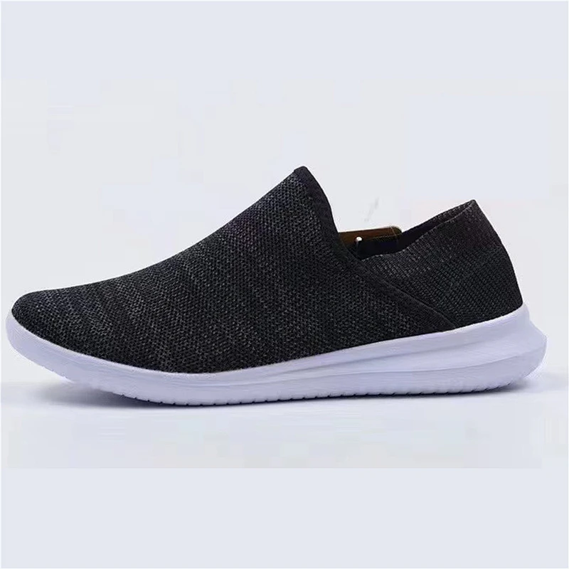 Good Quality Fly knit Women and Men Slip on Sports Sneaker Stock Shoes Casual Shoes Stock