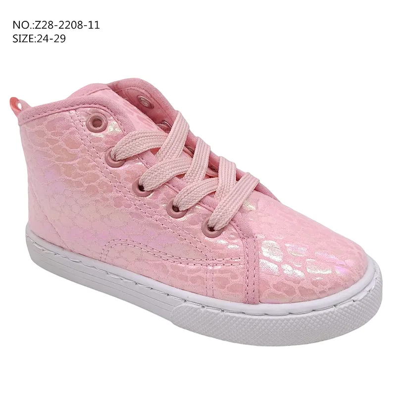 Good Quality Lace up Kids flat School Shoes Children Sports Casual Canvas Shoes
