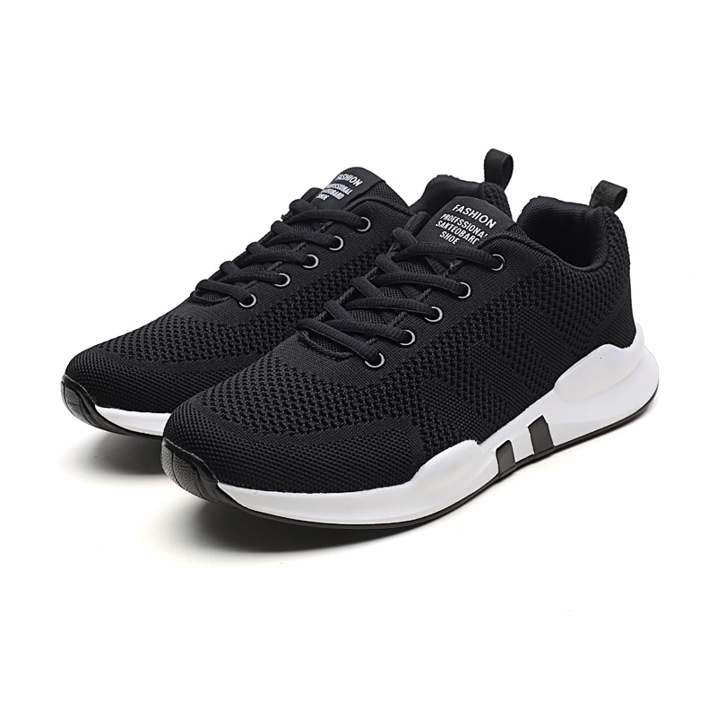 New Style Fashion Outdoor Walking Sneaker knitted Men Casual Sports Shoes