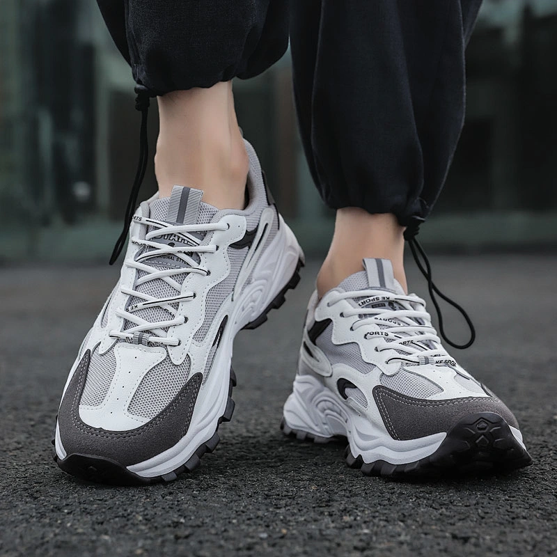 Men Casual Fashion Chunky Sneakers Lace Up Sport Walking Shoes
