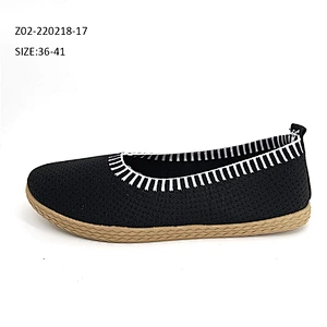 Factory sale Custom injection ladies loafers walking shoes Women flat Casual Shoes