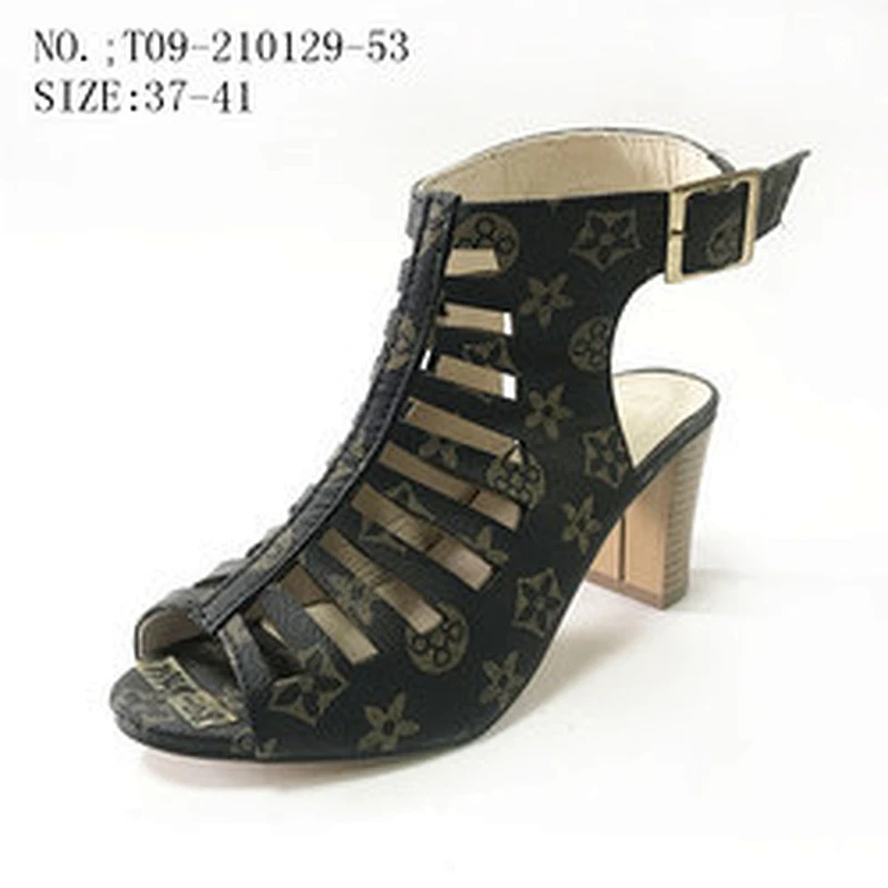 OEM Factory Women High heel wedges shoes Outdoor slippers casual Sandals