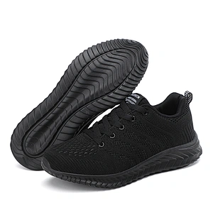 New fashion design breathable women walking sports shoes lady fashion sneaker running shoes