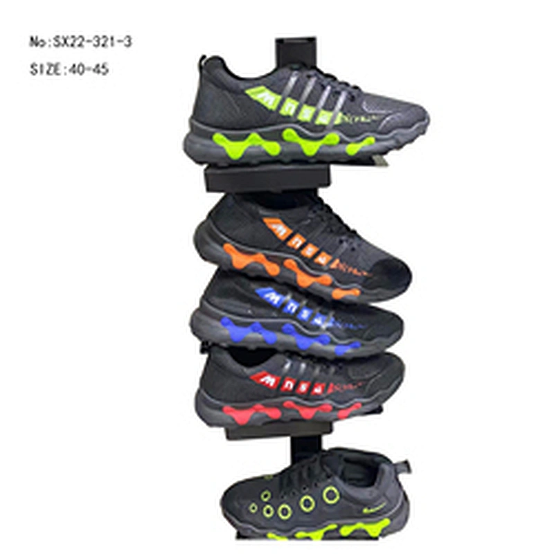 Custom injection fashion sport running sneakers casual sports shoes for men