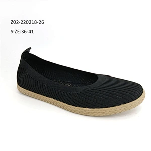 Cheap price injection women classic casual walking shoes ladies loafers flat shoes