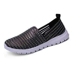 New Arrival Fashion Women Mesh Slip on Loafers Casual Sports Shoes walking style shoes