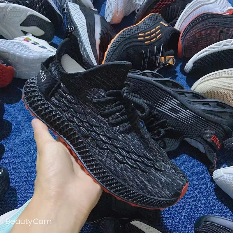 Men's Athletic Breathable Non Slip Gym Sneakers Running Walking Casual Stock Shoes shoe stock lots