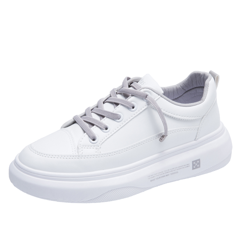 Hot Sale New women Lace-up Walking Shoes sports White women's Sneakers shoes