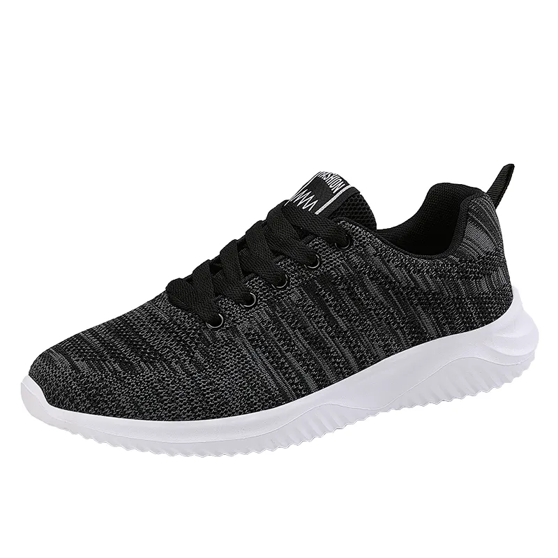 High Quality Footwear Sports Fly knit Running Athletic Men Sneaker Shoes