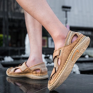 Large Size Outdoor Shoes Mesh Men Casual Beach Sandals