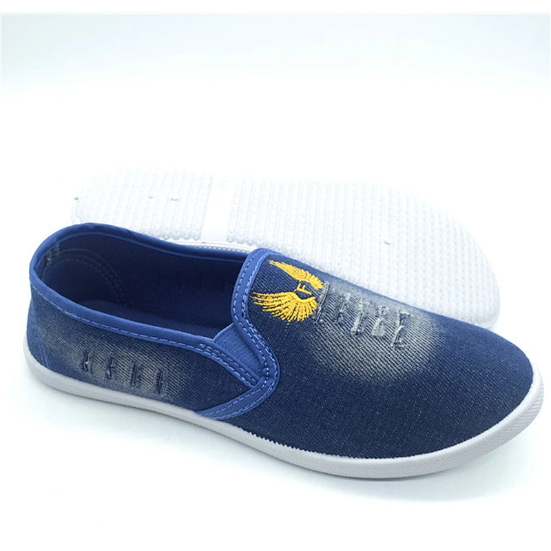 Custom cheap pvc Women Injection  Canvas Shoes