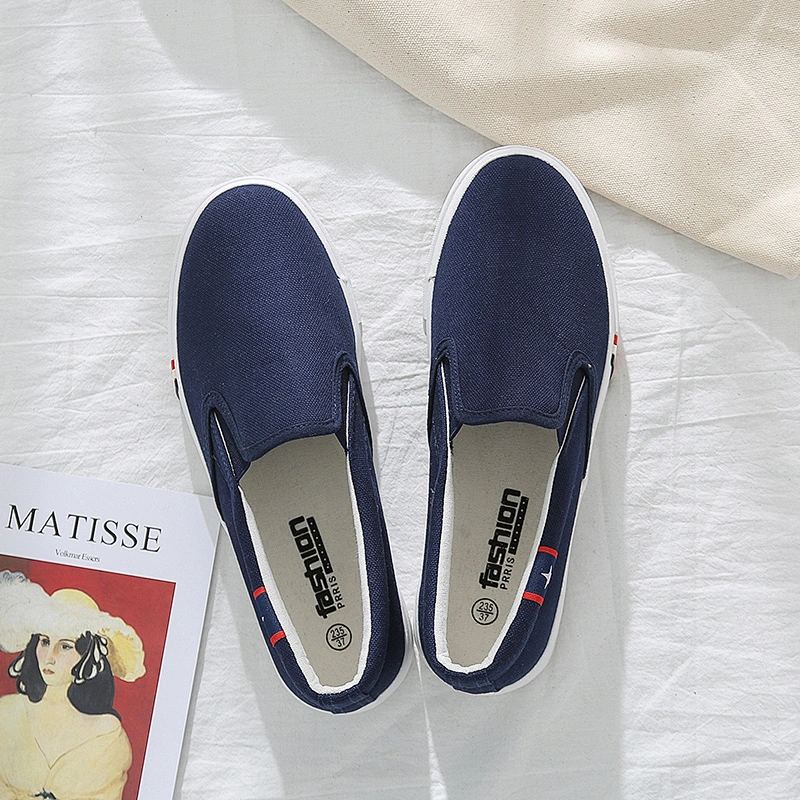 Men Low Top Sneakers Casual Canvas Shoes