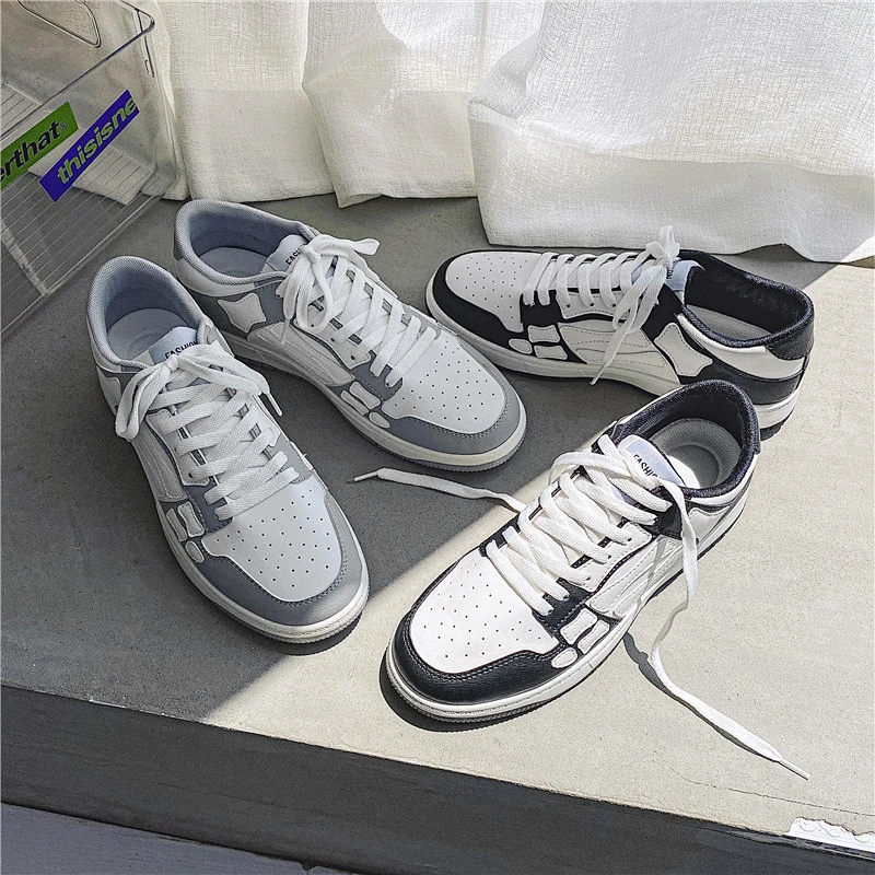 Men Comfortable Skateboard Sneaker Shoes Low Cut Casual Shoes