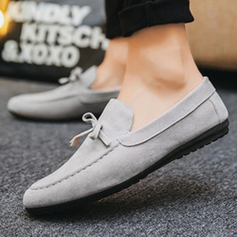 Hot sale cheap men casual slip on loafers driving  moccasin shoes
