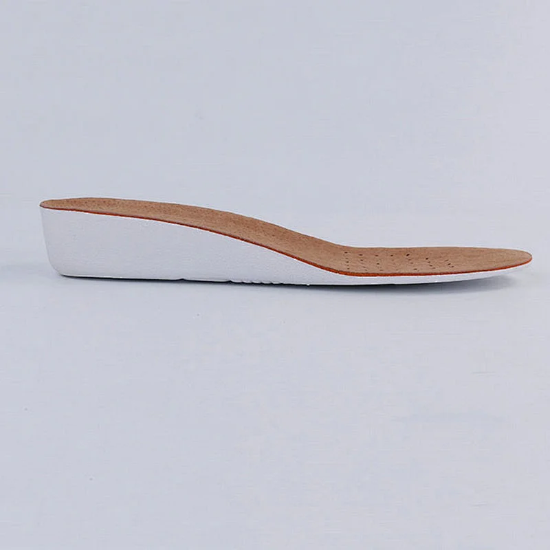 Men Increased pig skin EVA insole thickened shock absorption insole for shoes