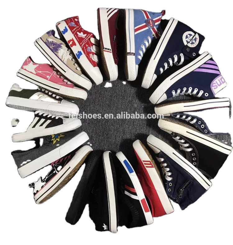 women  vulcanized casual shoes canvas stock shoes