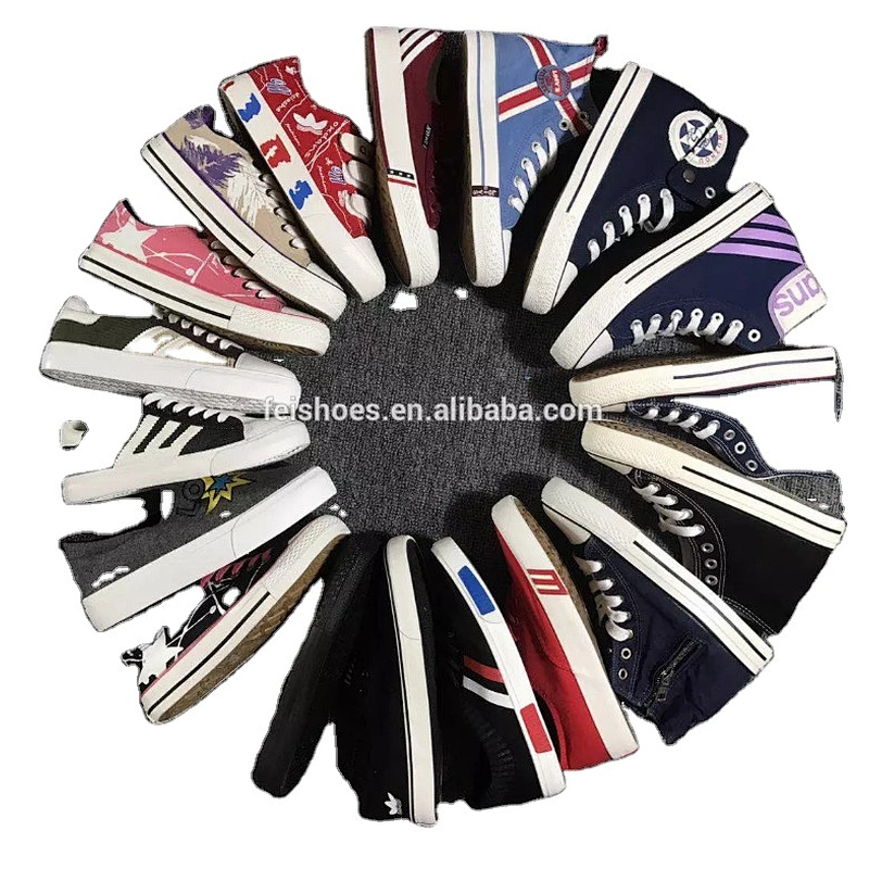 women  vulcanized casual shoes canvas stock shoes