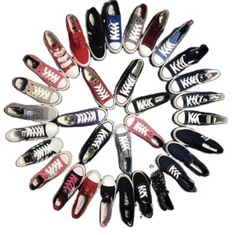 women  vulcanized casual shoes canvas stock shoes