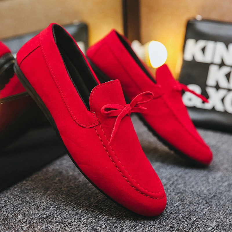 Hot sale cheap men casual slip on loafers driving  moccasin shoes