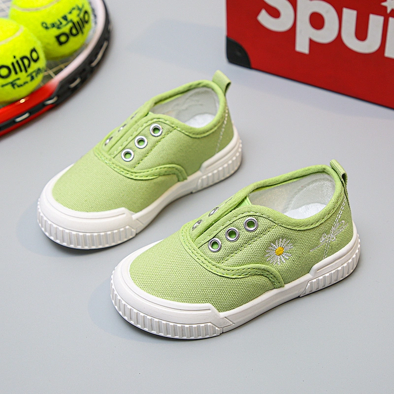 Classic Children Casual Slip On Canvas trendy Shoes walking style shoes for kids