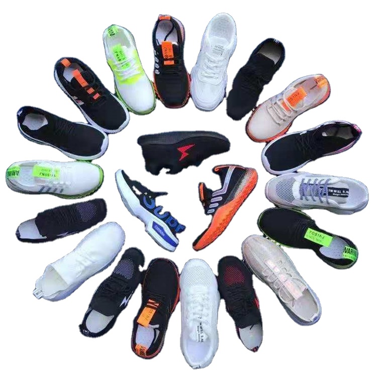 New mix style men sports casual stock shoes running sneaker shoes stock