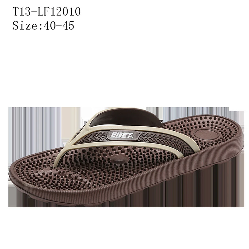 New Summer Men's PVC Flip-Flops Outdoor Massage Sole Sports Beach Slippers
