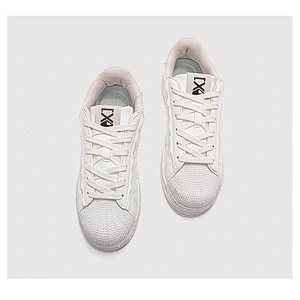New shell head white women students shoes all-match sports casual breathable flat board shoes