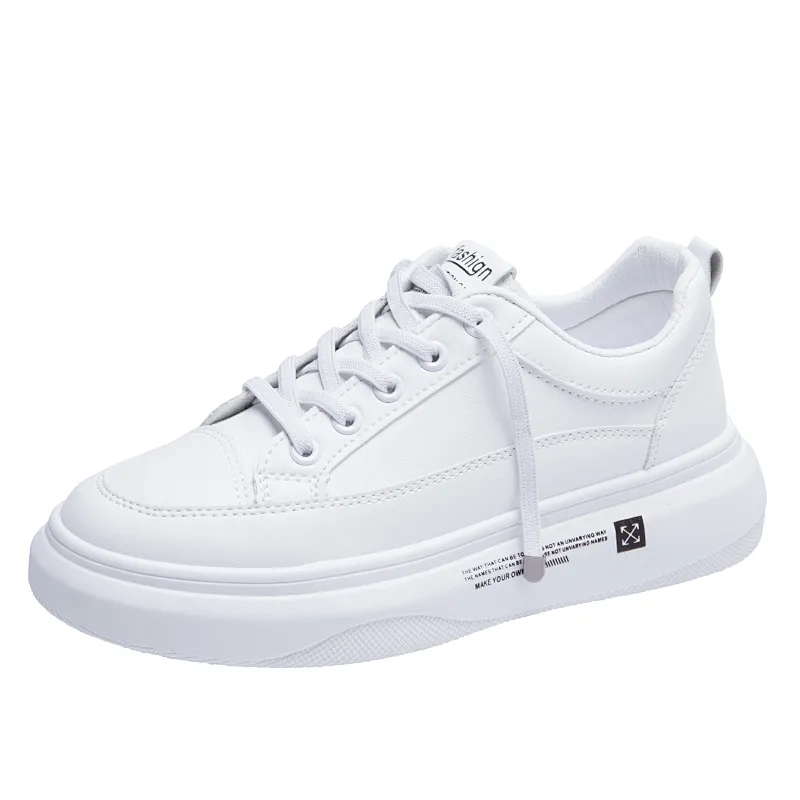 Hot Sale New women Lace-up Walking Shoes sports White women's Sneakers shoes