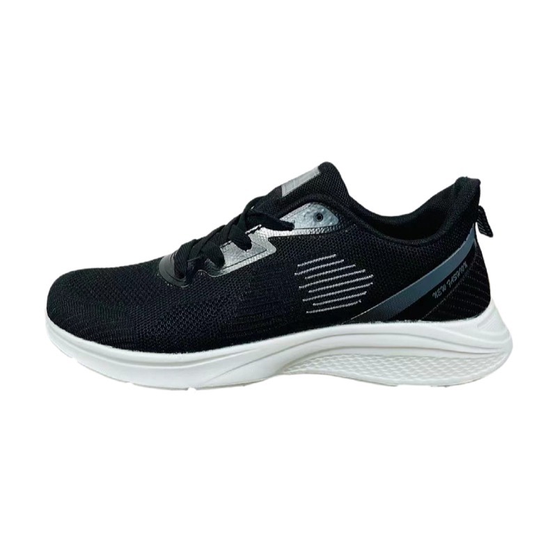 New Breathable Custom Men Fly Weave Sports Shoes Running Sneaker Lightweight Casual Shoes
