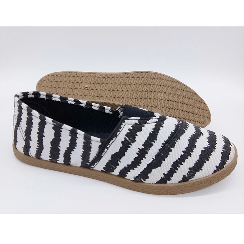 OEM pvc Injection Women Leisure  Canvas Shoes