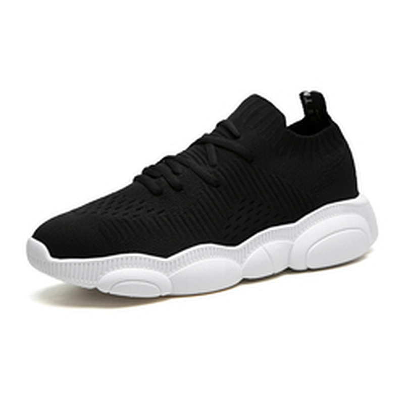 New Style knitted Walking Sneaker Shoes Men Casual Running Sports Shoes
