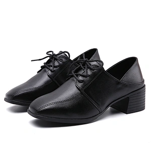 women shoes 2021 Women Leather Lace up Oxfords Casual Shoes casual shoes