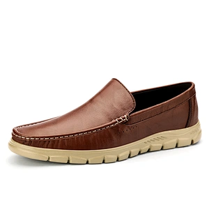 New Design Popular Men's Leather driving  Business Comfortable Casual Loafers Shoes