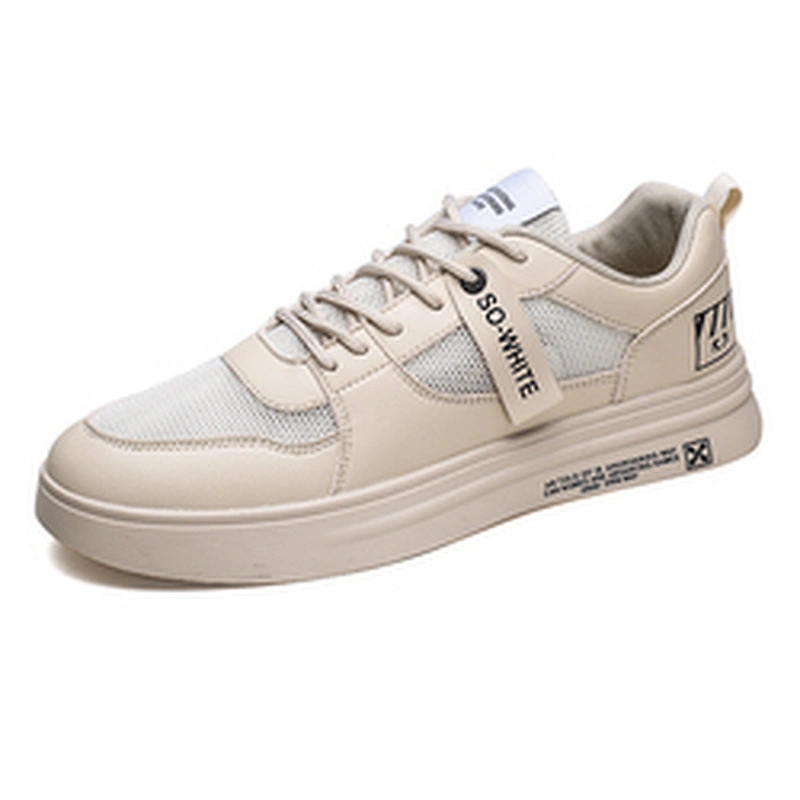 High Quality Fashion Men Leather Casual Shoes Sneaker Sport Running Board Shoes