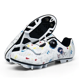 Men Outdoor Cycling Sneakers Racing Road Bicycle Shoes