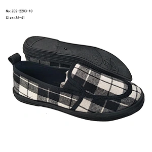 New Factory Price Classic ladies injection walking style loafers shoes women casual canvas shoes